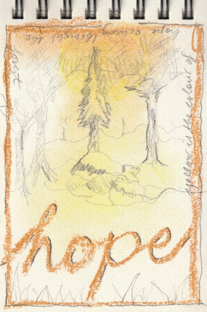 Yellow is the colour of hope